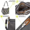 Τσάντα Ώμου Travelon Anti Theft Heritage Hobo Bag | www.lightgear.gr