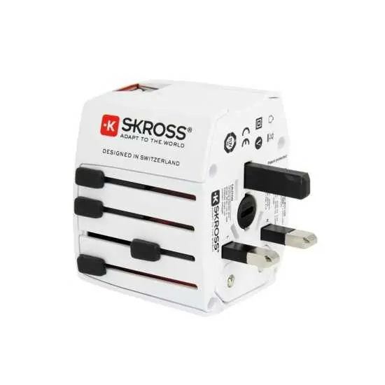 Αντάπτορας Ταξιδιού Skross World Travel Muv USB | www.lightgear.gr