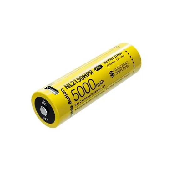 Επαναφορτιζόμενη Μπαταρία Nitecore NL2150HPR 5000mAh 3,6V | www.lightgear.gr