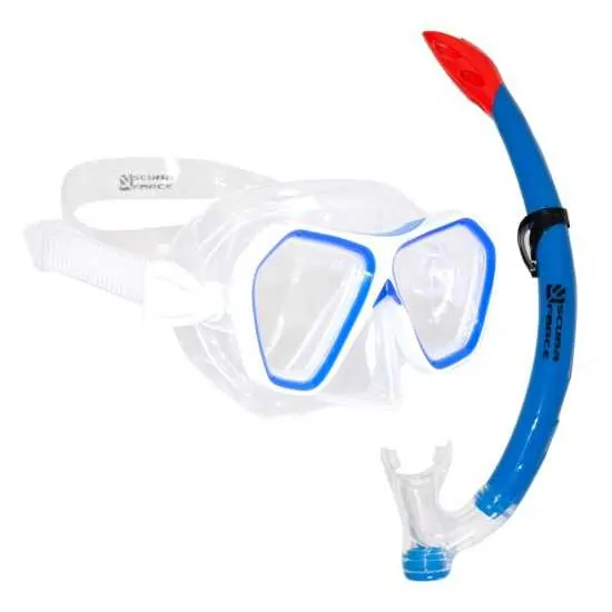 Παιδικό Σετ Μάσκα & Αναπνευστήρας Σιλικόνης Scuba Force Nevis | www.lightgear.gr