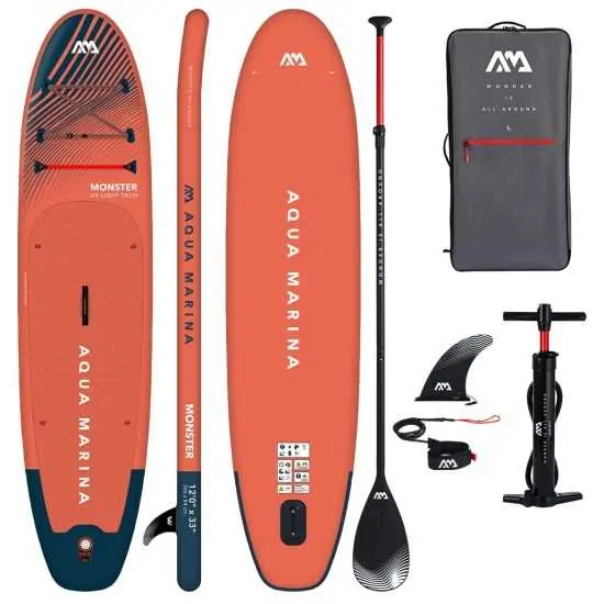 Φουσκωτή Σανίδα SUP 3,65m Aqua Marina Monster 12’0” 2023 | www.lightgear.gr