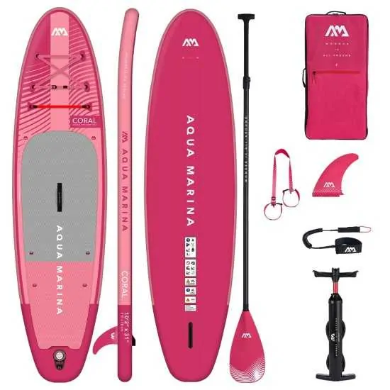 Φουσκωτή Σανίδα SUP 3,1m Aqua Marina Coral 10’2” 2023 | www.lightgear.gr