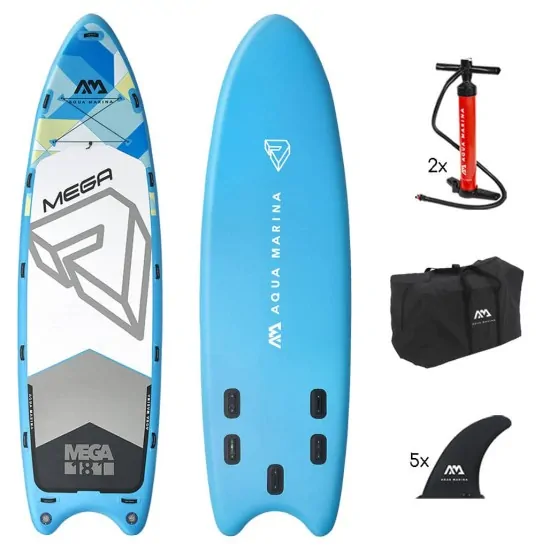 Φουσκωτή Σανίδα SUP 5,5m Aqua Marina Mega 18’1” | www.lightgear.gr