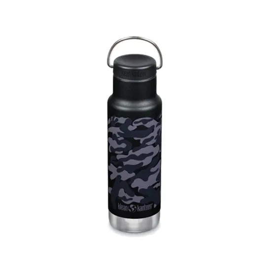 Θερμός Ανοξείδωτο Klean Kanteen Classic Narrow Loop 355ml Black Camo | www.lightgear.gr
