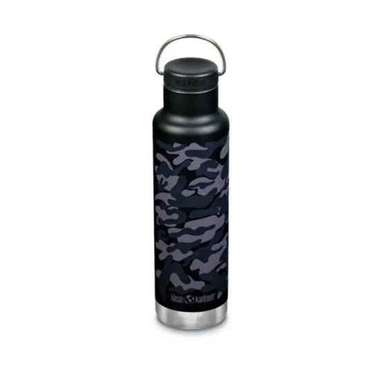 Θερμός Ανοξείδωτο Klean Kanteen Classic Narrow 592ml Black Camo | www.lightgear.gr