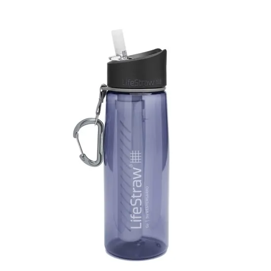 Φίλτρο Νερού Lifestraw Go 2-Σταδίων Navy Blue 650ml | www.lightgear.gr