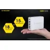 Τροφοδοτικό USB / Αντάπτορας Nitecore UA66Q High speed charging 68w Max | www.lightgear.gr