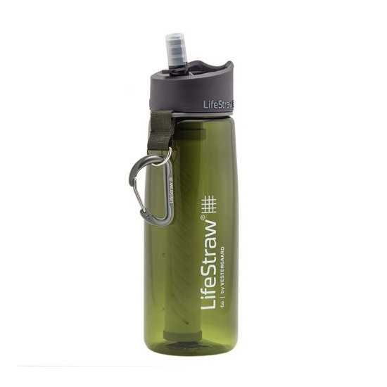 Φίλτρο Νερού Lifestraw Go 2-Σταδίων Πράσινο 650ml | www.lightgear.gr