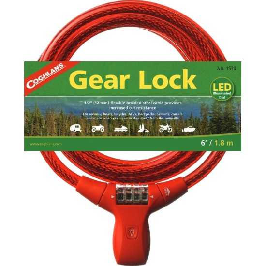 Λουκέτο με Συνδυασμό και LED Coghlans | www.lightgear.gr