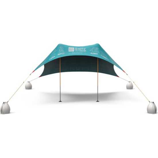 Ελαστική Τέντα Παραλίας Salty Tribe Aeolians 2x2m Cycladic Print | www.lightgear.gr