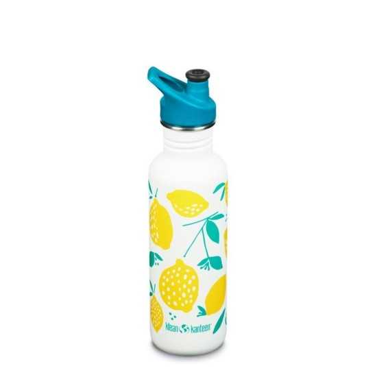 Ανοξείδωτο Klean Παγούρι Kanteen Classic Sport 800ml Lemons | www.lightgear.gr